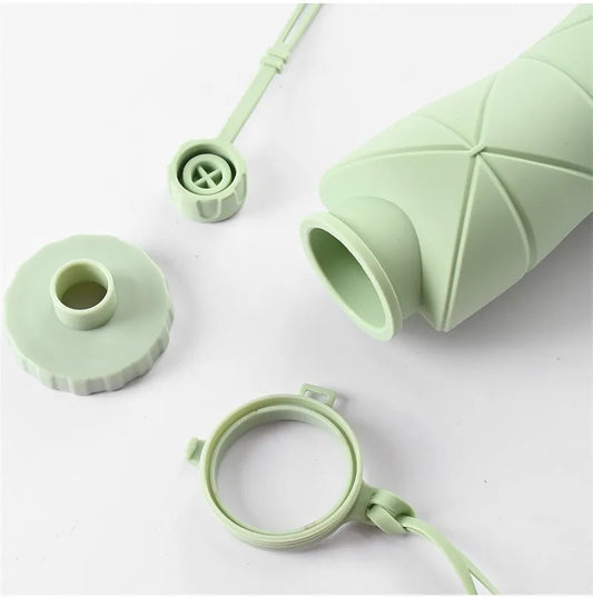 Smart Foldable Silicone Water Bottle for Travel & Gym