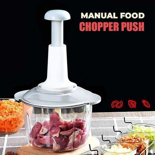 👉 5-in-1 Hand Push Vegetable & Meat Chopper