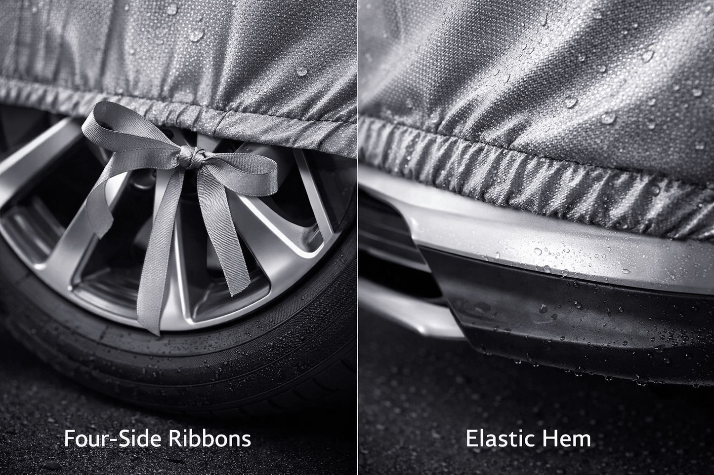 Toyota Corolla 2006–2023 Silver Parachute Car Cover