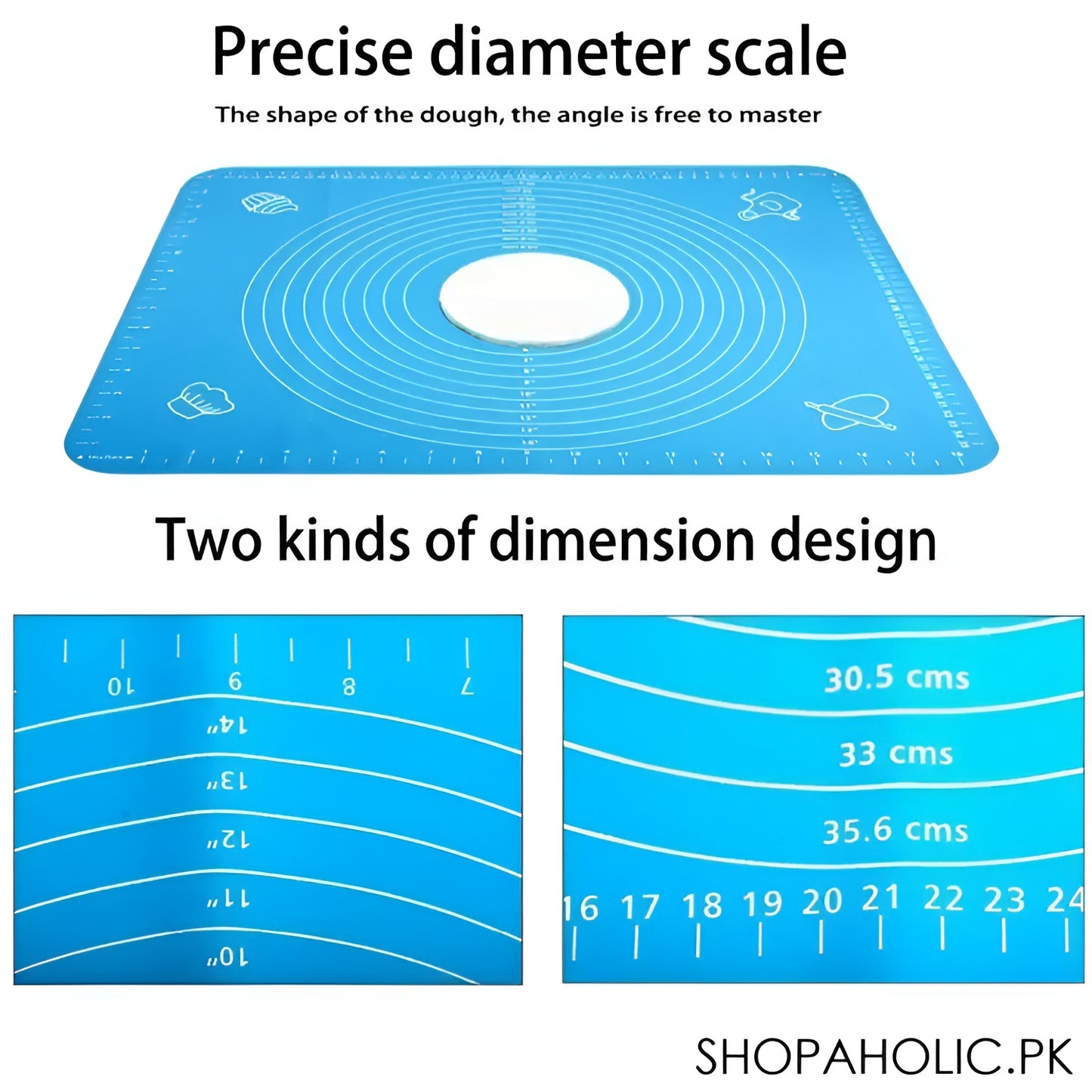 👉 Heat Resistant Silicone Baking Mat for Dough Rolling & Oven Use