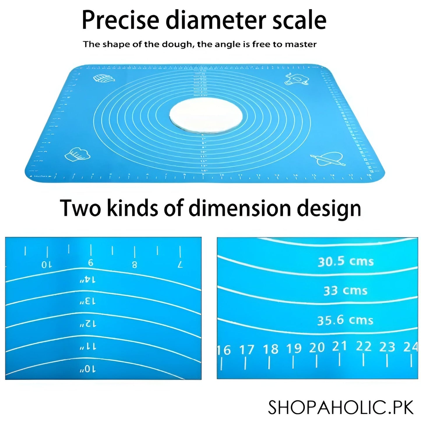 👉 Heat Resistant Silicone Baking Mat for Dough Rolling & Oven Use