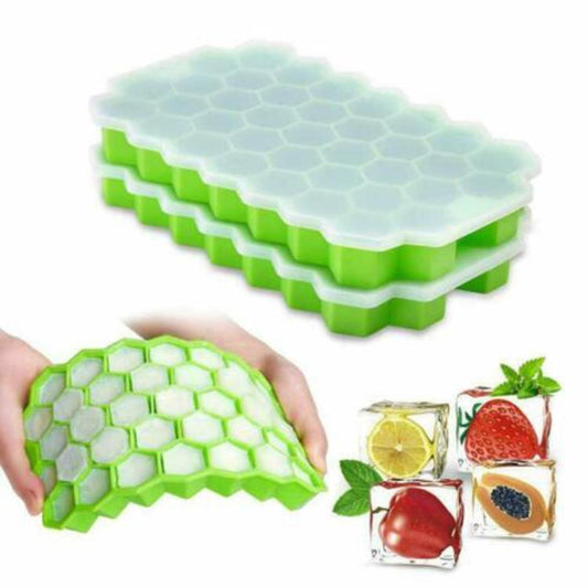 👉 Easy Release Ice Cube Tray – 37 Grid Silicone Mold