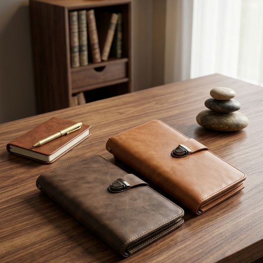 Large Capacity Men’s Leather Wallet – Stylish Bifold Design