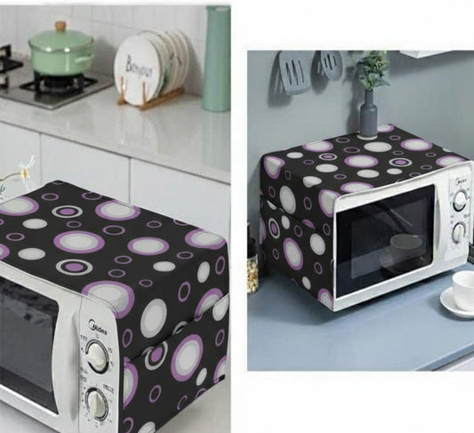 👉 Microwave Oven Dust Cover with Double Pocket Storage (Full Size)
