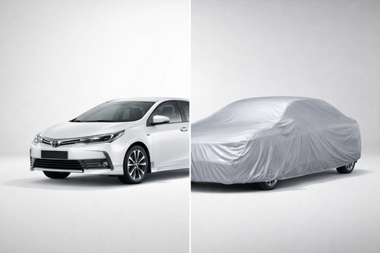 Toyota Corolla 2006–2023 Silver Parachute Car Cover