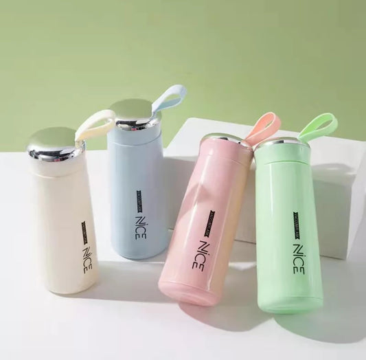 Portable Glass Water Bottle – 400ml for Home & Office