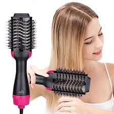 👉 3-in-1 Hot Air Brush – Dry, Straighten & Style