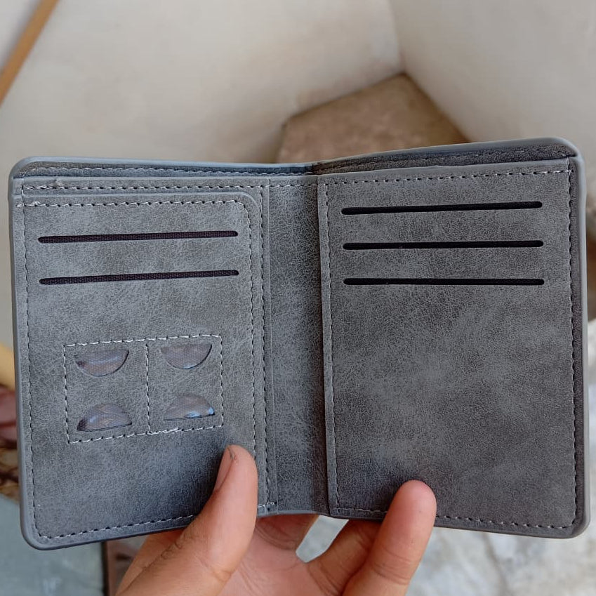 Premium Slim Leather Wallet for Men (Minimal Design)