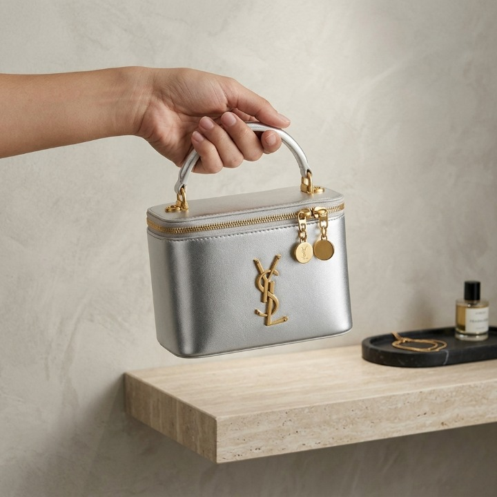 👉 Travel Makeup Organizer Pouch for Women – Cosmetic Storage Bag