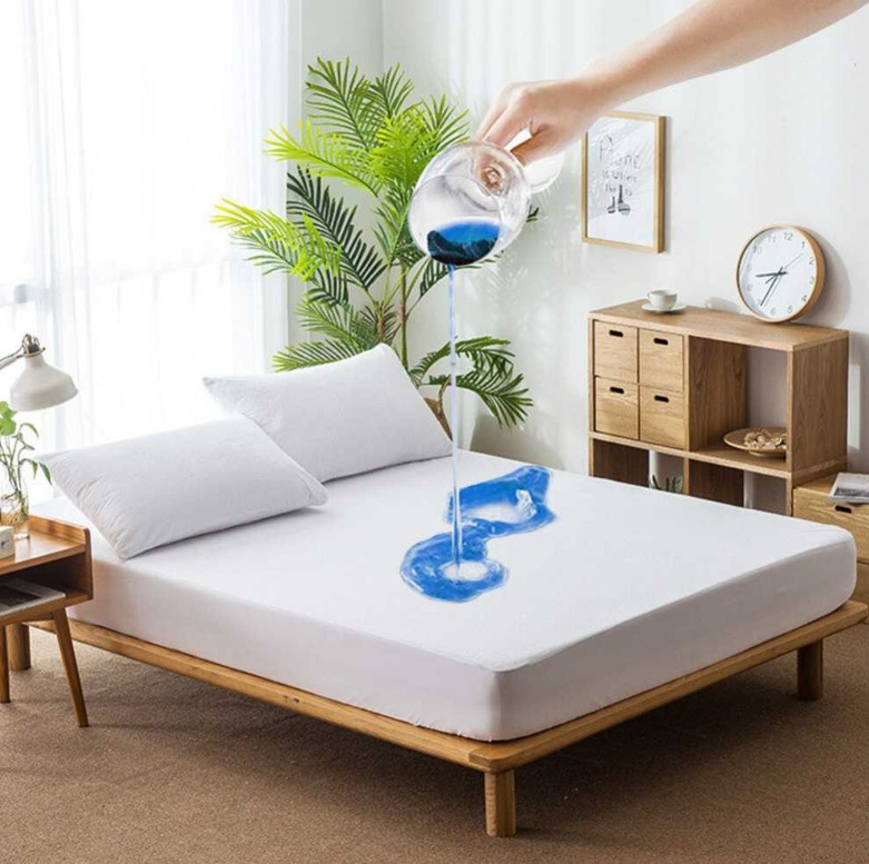 King Size Waterproof Mattress Cover (Random Color)