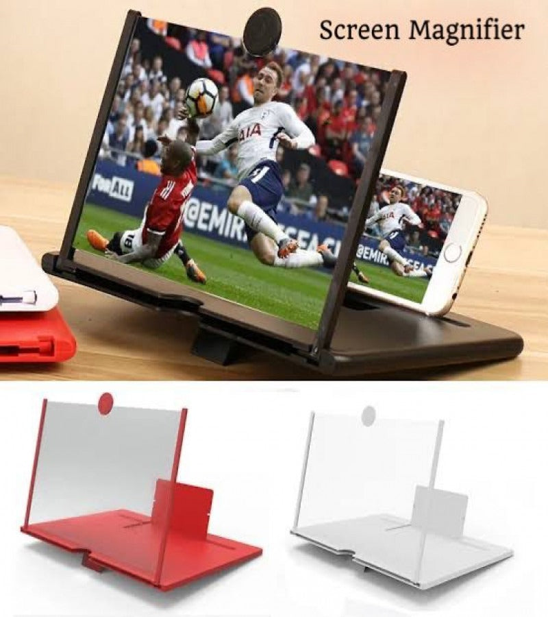 3D Foldable Mobile Screen Amplifier for Movies & Gaming
