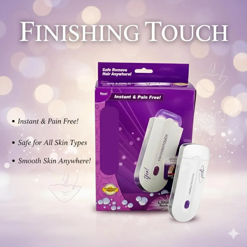 Rechargeable Women's Hair Trimmer with Self-Sharpening Blades