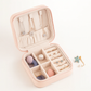 Compact Leather Jewelry Box for Travel & Gifting