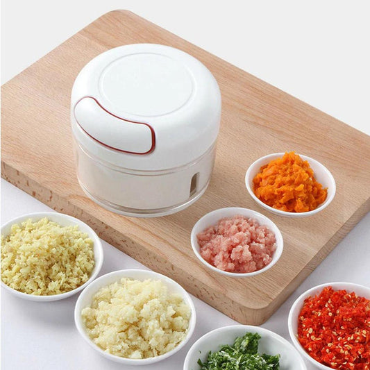 Manual Food Chopper Stainless Steel 0.5Kg Multicolor