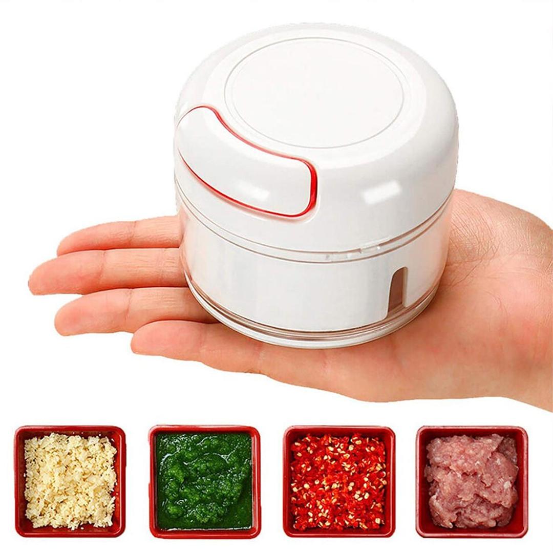 Manual Food Chopper Stainless Steel 0.5Kg Multicolor