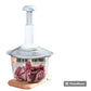 👉 5-in-1 Hand Push Vegetable & Meat Chopper