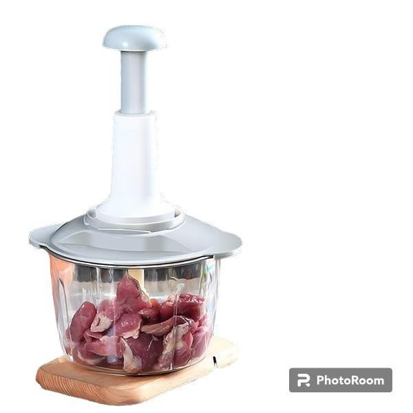 👉 5-in-1 Hand Push Vegetable & Meat Chopper
