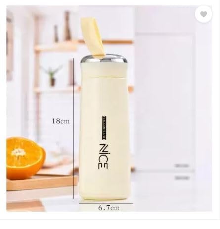 Portable Glass Water Bottle – 400ml for Home & Office