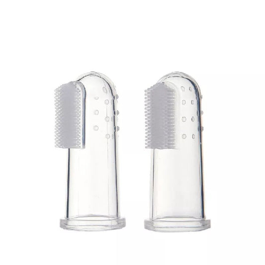 Soft Silicone Finger Toothbrush for Babies (With Case)