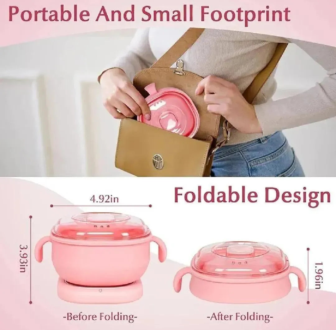 Foldable Wax Heater Bowl for Hair Removal
