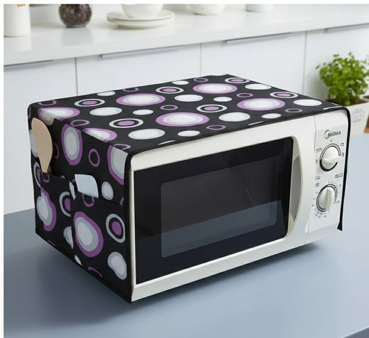 👉 Microwave Oven Dust Cover with Double Pocket Storage (Full Size)