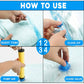 5 Pack Vacuum Storage Bags 80% Space Saving