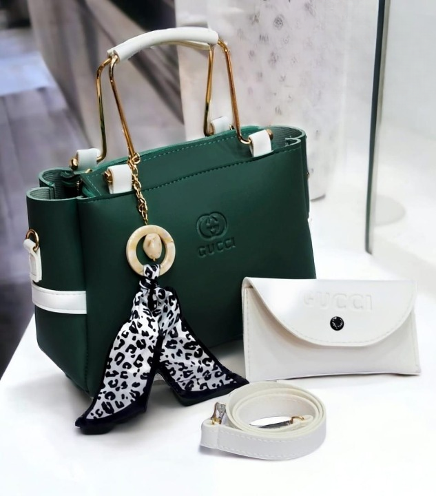 Premium Women’s Handbag Set with Stylish Matching Pouch