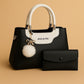 👉 Stylish Ladies Handbag Set with Clutch & Adjustable Shoulder Strap