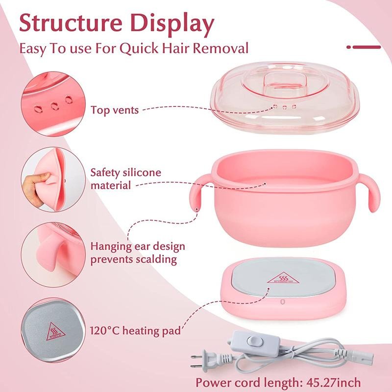 Foldable Wax Heater Bowl for Hair Removal