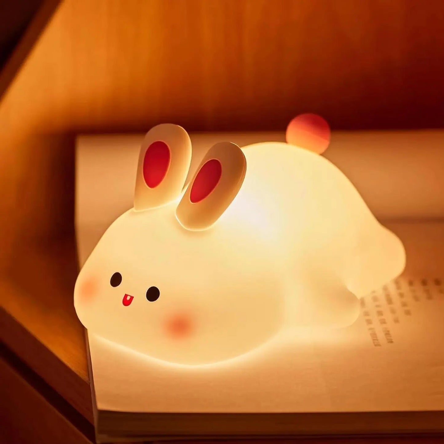 Soft Touch Bunny Lamp for Kids
