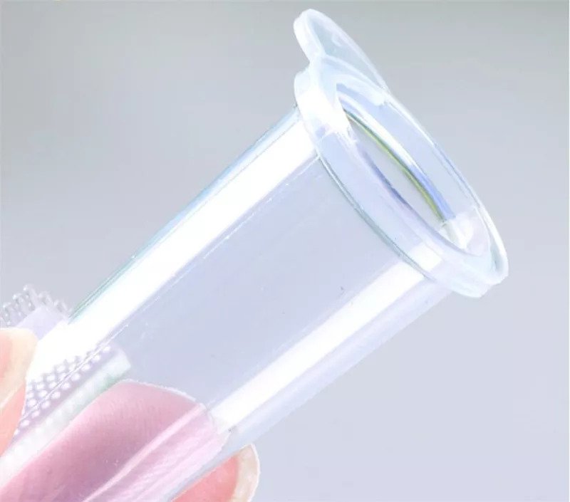 Soft Silicone Finger Toothbrush for Babies (With Case)