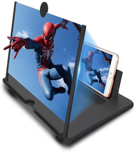 3D Foldable Mobile Screen Amplifier for Movies & Gaming