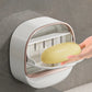 Luxury Wall Mounted Soap Case with Water Drain Design