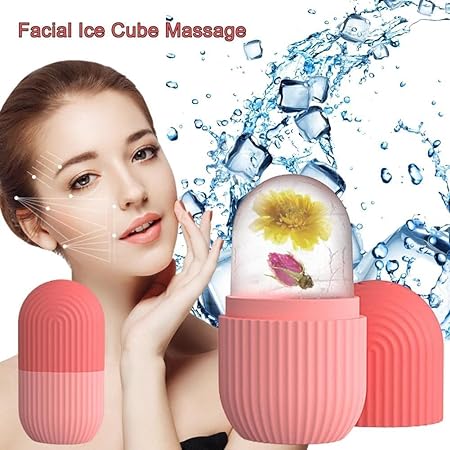 Face Ice Contour Roller Set of 2 Silicone
