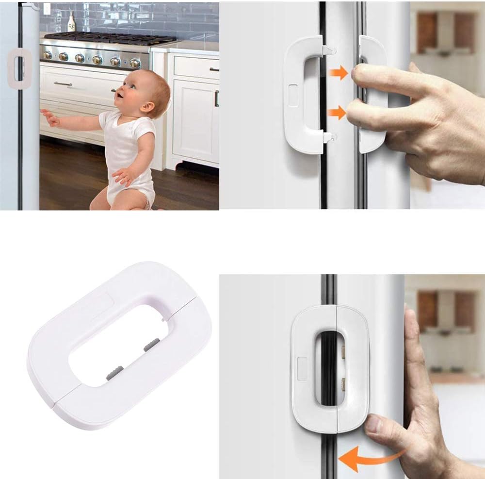 👉 Baby Safety Fridge Lock – Easy One-Hand Use
