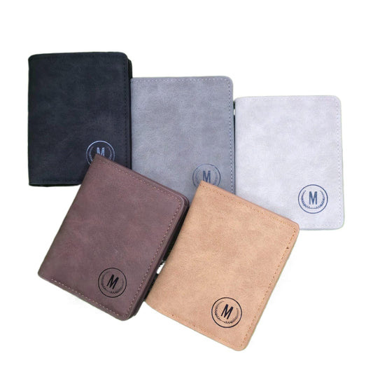 Premium Slim Leather Wallet for Men (Minimal Design)