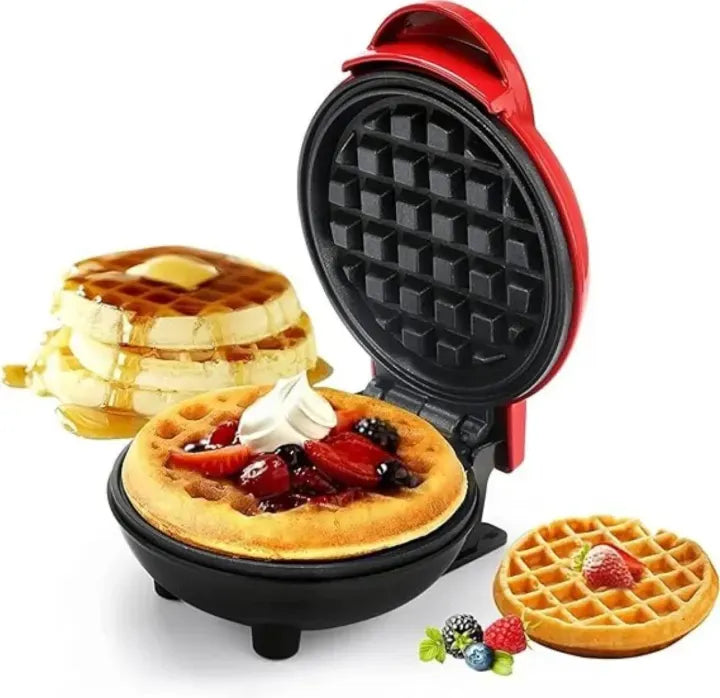 Mini Electric Waffle Maker for Crispy Waffles