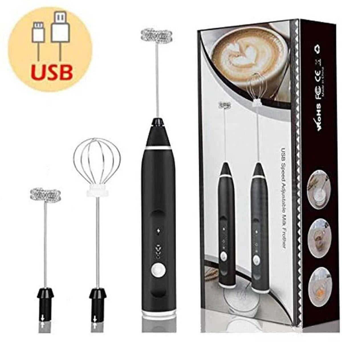 👉 2-in-1 Electric Milk Frother & Coffee Beater (Rechargeable)