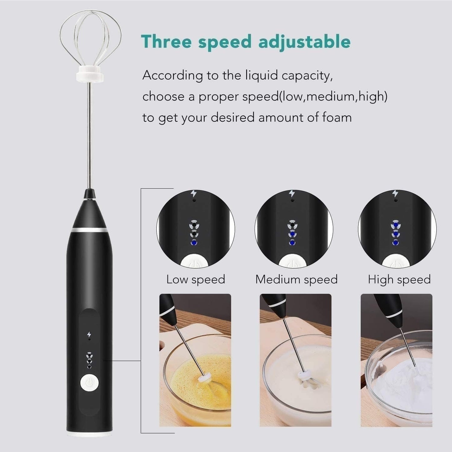 👉 2-in-1 Electric Milk Frother & Coffee Beater (Rechargeable)