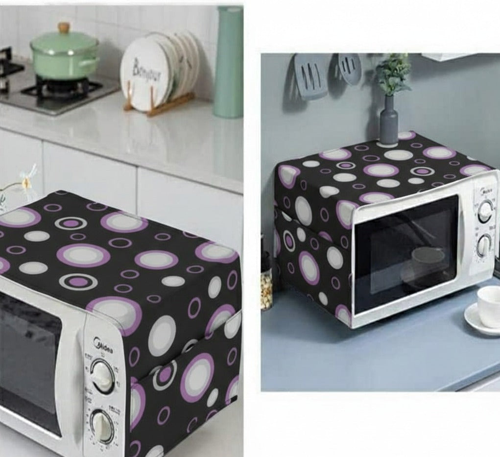 👉 Microwave Oven Dust Cover with Double Pocket Storage (Full Size)