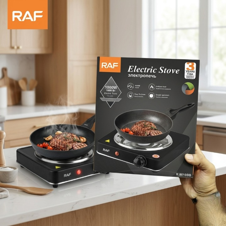 👉 1000W Electric Stove with Adjustable Temperature & Overheat Protection