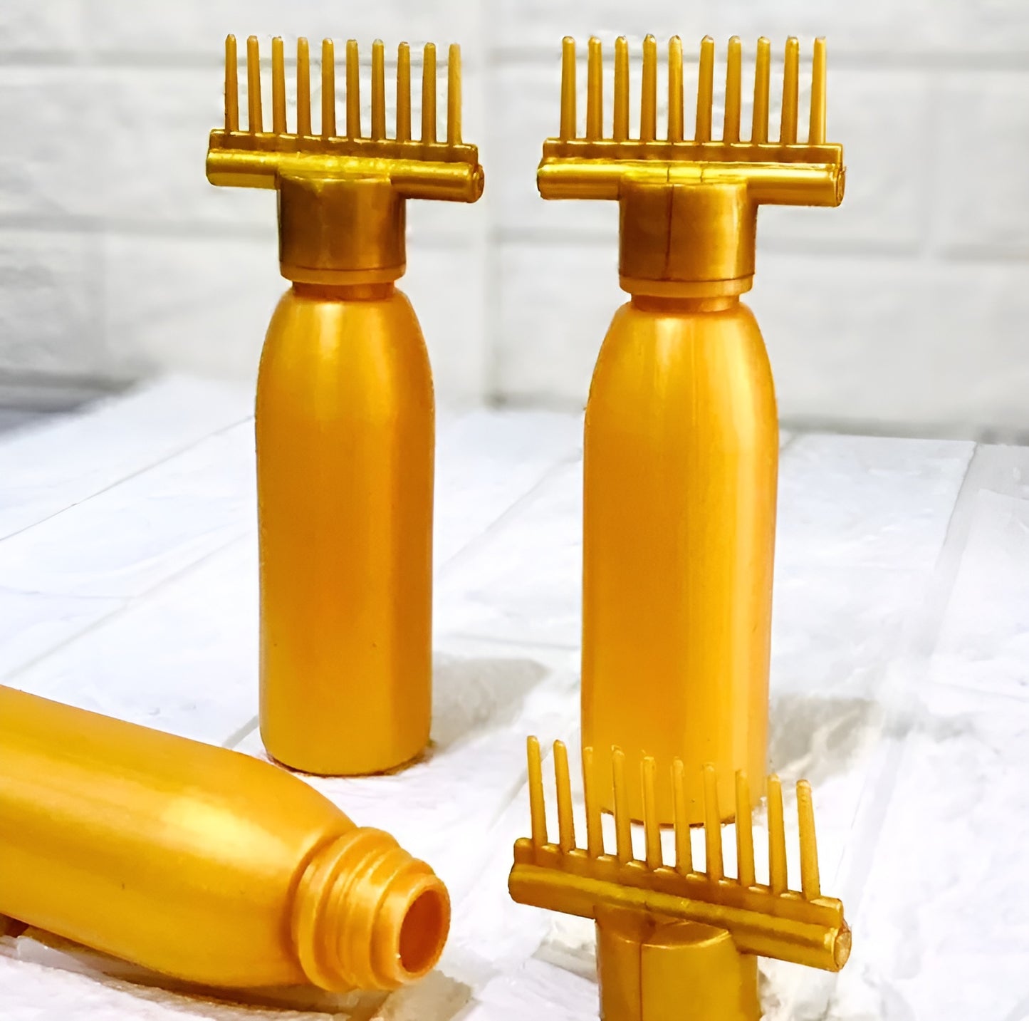 Hair Oil Applicator Comb Bottle (120ml)