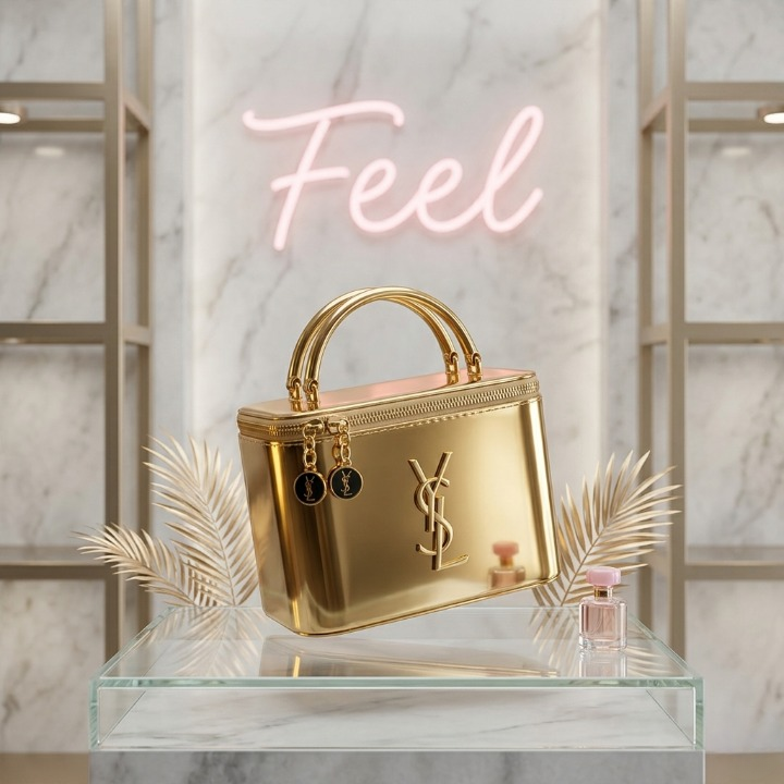 👉 Travel Makeup Organizer Pouch for Women – Cosmetic Storage Bag