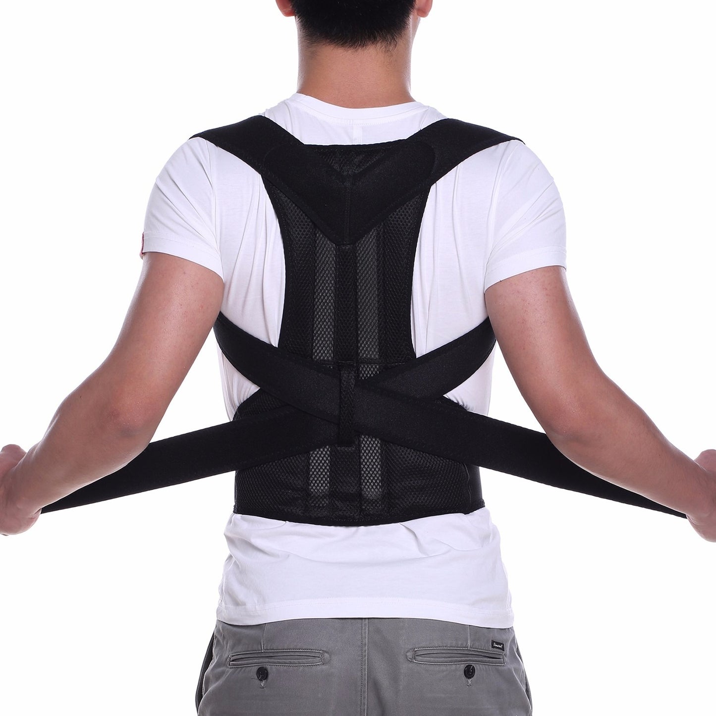 Black Non-Woven Posture Corrector Belt 1 Pc
