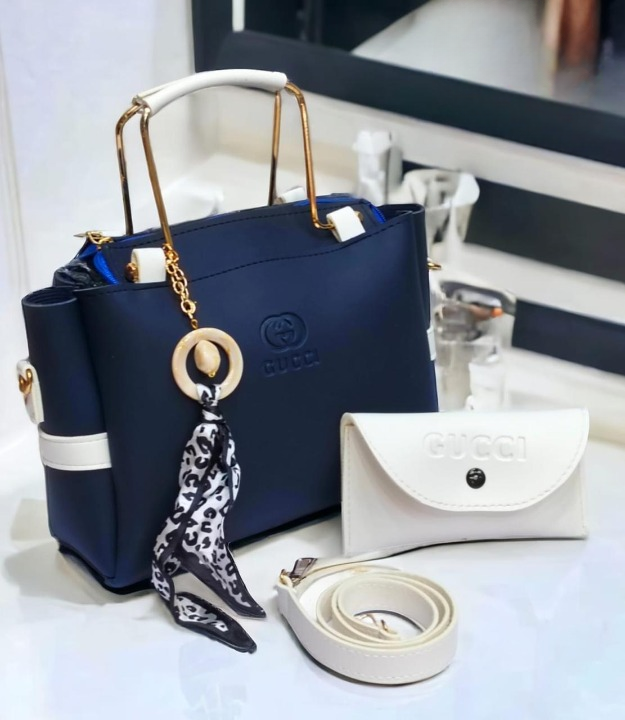Premium Women’s Handbag Set with Stylish Matching Pouch