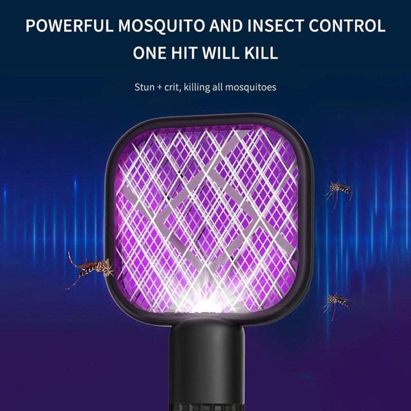 👉 Electric Mosquito Killer Racket with USB Charging & LED Light