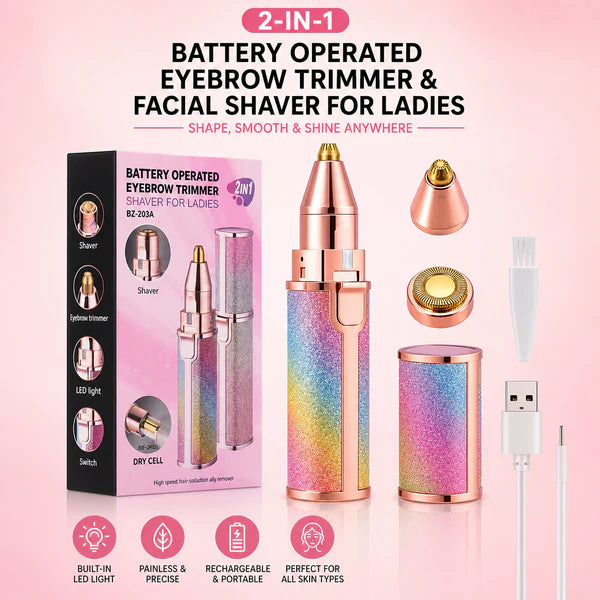 Rechargeable Eyebrow Trimmer for Women