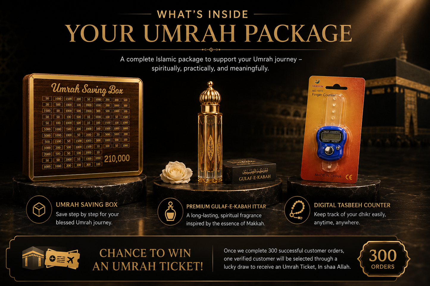 🕋 Complete 4-in-1 Umrah Saving Bundle