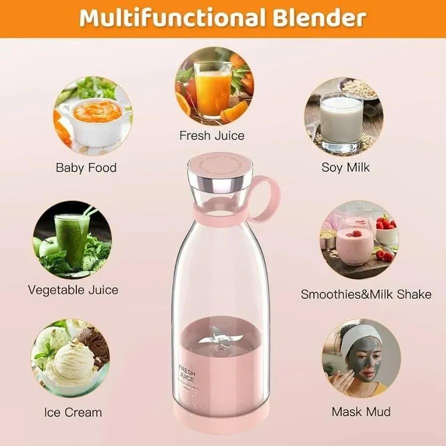 Usb Portable Juice Bottle Mini Fast Electric Blender