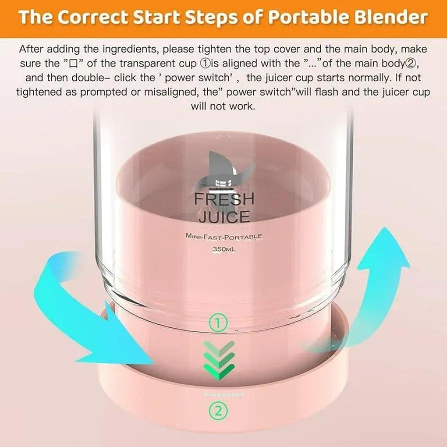 Usb Portable Juice Bottle Mini Fast Electric Blender